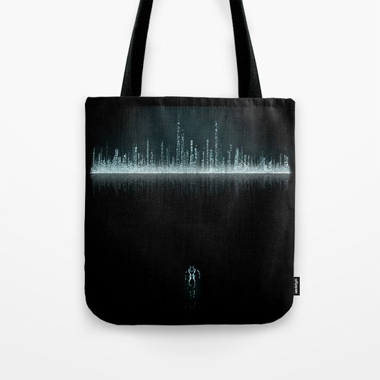 TRON CITY Tote Bag