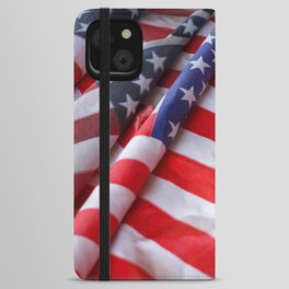 American Flags iPhone Wallet Case