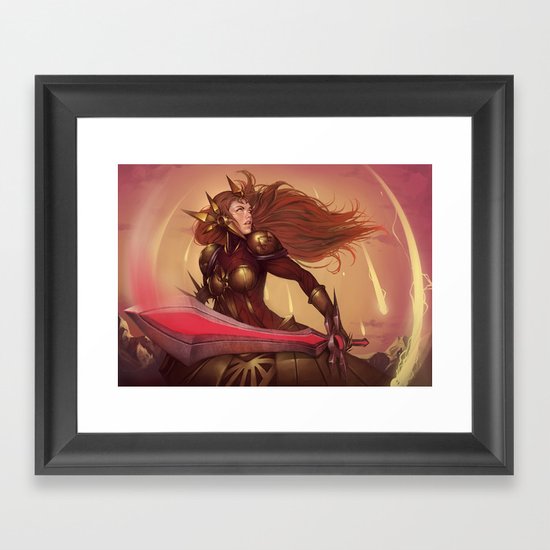THE RADIANT DAWN Framed Art Print