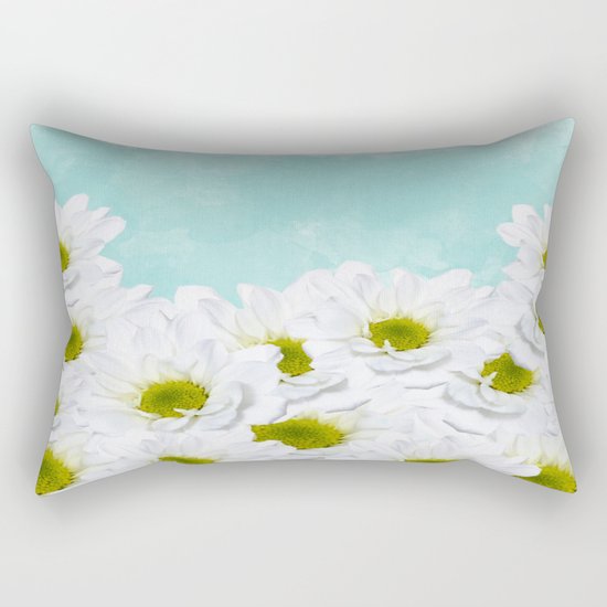 Summer Day Floral Rectangular Pillow