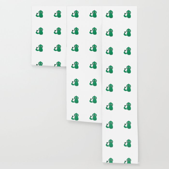 Cute Baby Dino Wallpaper By Betzelcreative Society6