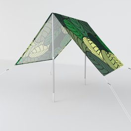 Green Leaves Abstract Sun Shade