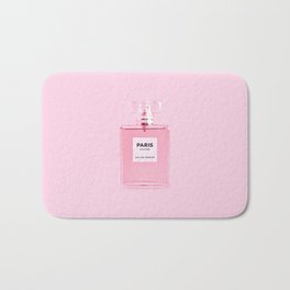 Perfume Bottle Print Pink Perfume Minimalistic Wall Art Fashion Poster Fragrance Scent Modern Decor Bath Mat | Parfum, Dorm, Perfumewallart, Girl, Stylish, Fashion, Graphicdesign, Perfumeprint, Designer, Pink 