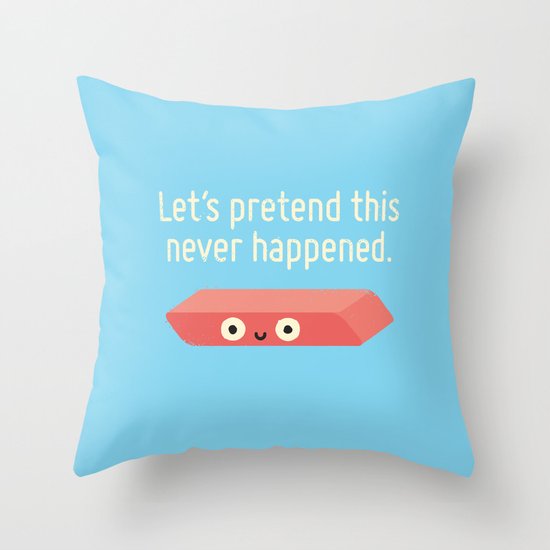 Missing the Mark Throw Pillow
