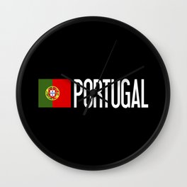 Portugal: Portuguese Flag & Portugal Wall Clock