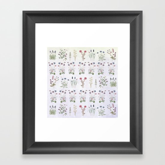Growing a garden Framed Art Print