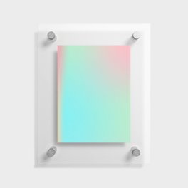 79 Gradient Aura Ombre 220414 Valourine Digital  Floating Acrylic Print