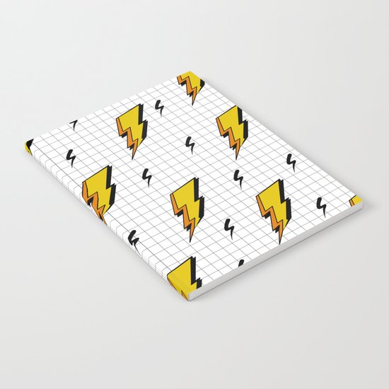 Pop art for streak of lightning Notebook