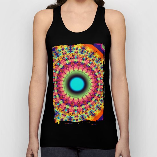 Colourful fantasy pattern Unisex Tank Top