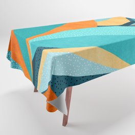 Abstract Tropical Foliage Tablecloth