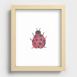 Ladybug Recessed Framed Print