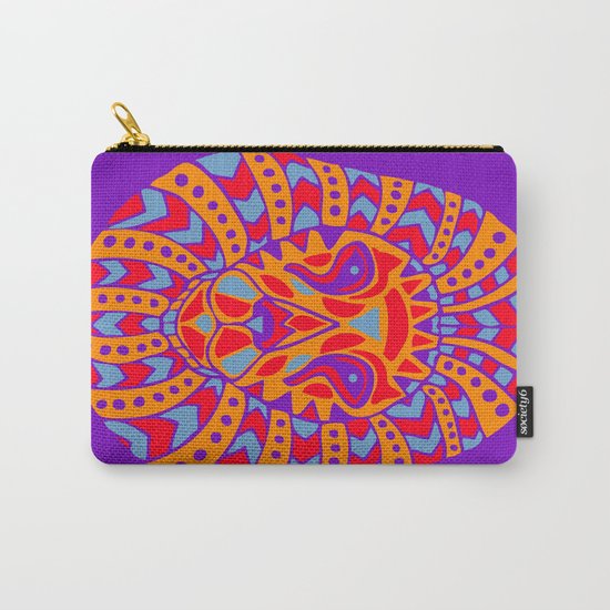 Abstract Lion Design #8 Carry-All Pouch