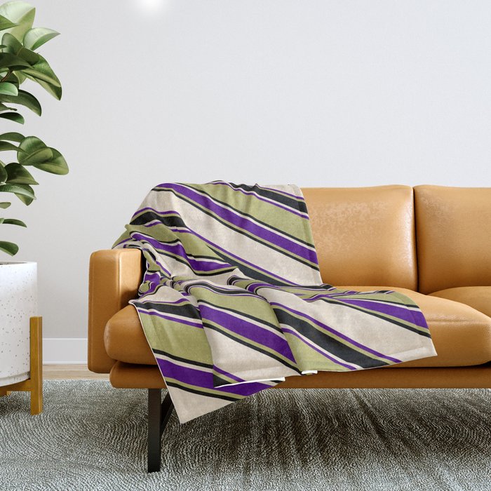 Dark beige hot sale throw blanket