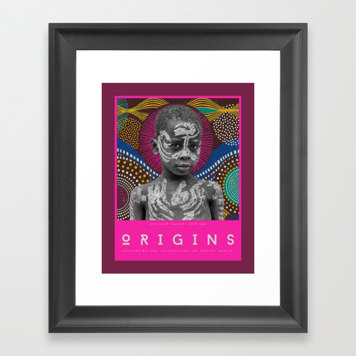 African Art - Ethiopia - Poster - Fine Art Photography - Design - Black Art - African American Art - African Tribe Framed Art Print
