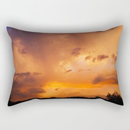 In the Middle of the Storm Rectangular Pillow