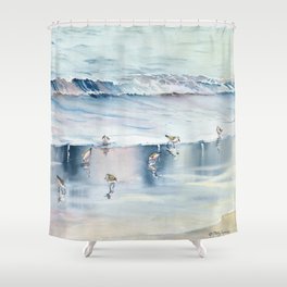 On The Beach Shower Curtain