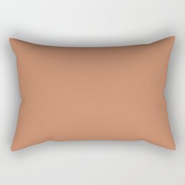 COPPER solid color  Rectangular Pillow