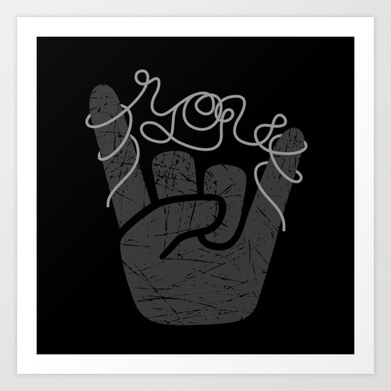 You Rock Art Print