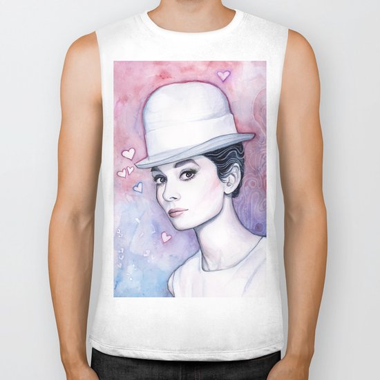 Audrey Hepburn Biker Tank