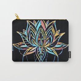 Pastel Lotus Carry-All Pouch