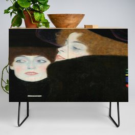 Gustav Klimt Friends I, The Sisters  Credenza
