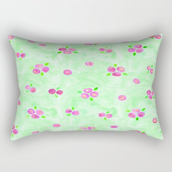 Roses Pattern 01 Rectangular Pillow
