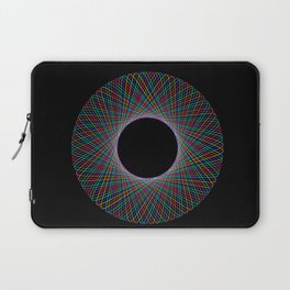 Colorful Spiral Circle Laptop Sleeve
