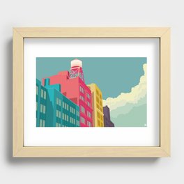 NYC 10th street Recessed Framed Print