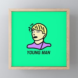 YOUNG BOY Framed Mini Art Print