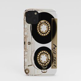Retro classic vintage transparent mix cassette tape iPhone Case