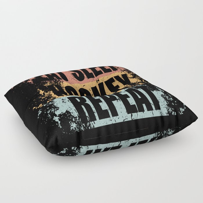 Hockey Saying Funny Floor Pillow