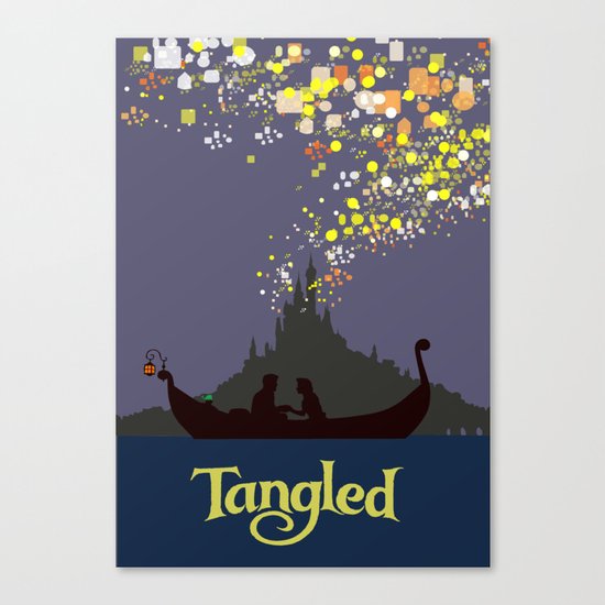Tangled Canvas Print