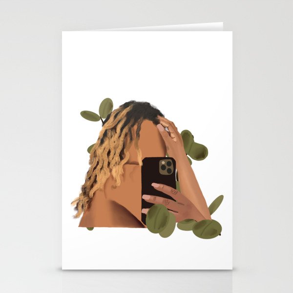 Brown Skin  Stationery Cards