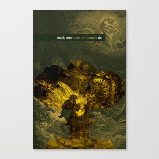 destroy Canvas Print