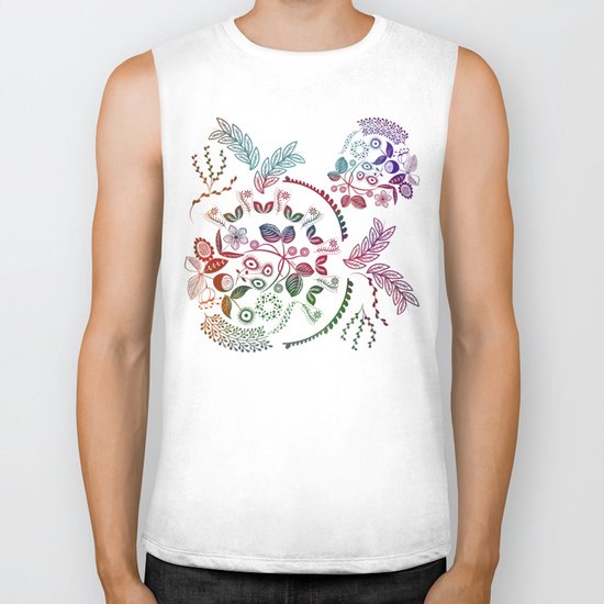 Floral Biker Tank