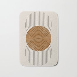 Perfect Touch Bath Mat | Boho, Abstract, Contemporaty, Moon, Wall Gallery, Geometric, Retro, Graphicdesign, Arch, Digital 