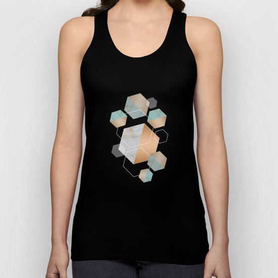 Honeycomb Concrete Unisex Tank Top