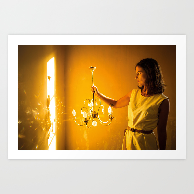 Le Mystere De La Chambre Jaune Art Print By Roxannegauthier Society6