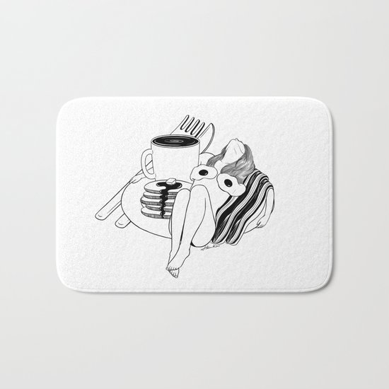 Big Breakfast Bath Mat