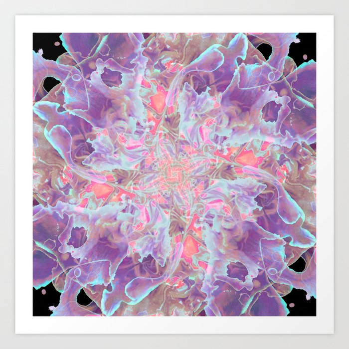 Fluid Abstract 19 Art Print By Jugglingelephants