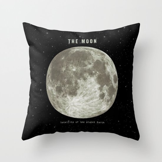 The Moon Throw Pillow