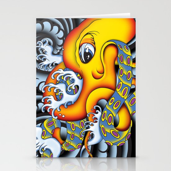 Octopus Stationery Cards