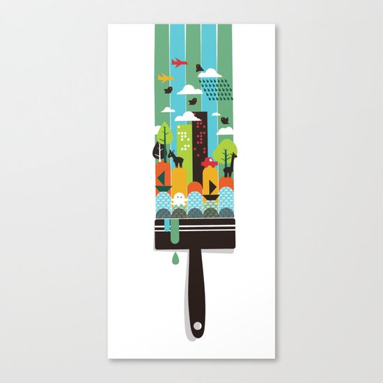Paint your world Canvas Print