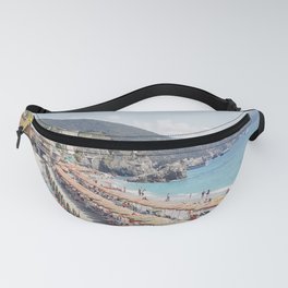 Monterosso al Mare, Summer Beach Umbrellas, Cinque Terre, Italy Fanny Pack
