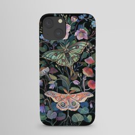 Moon Moth Mushroom iPhone Case