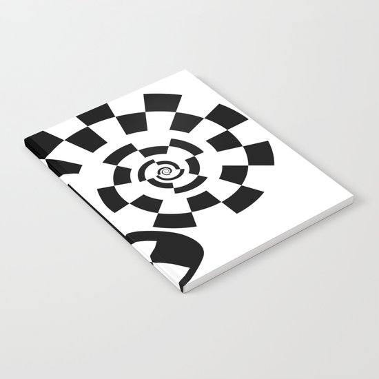 Spiral Yin & Yang Notebook
