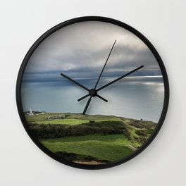 Isle of Wight Magical View - St Catherine's Point #1 Wall Clock