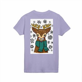 Holiday Deer Kids T Shirt