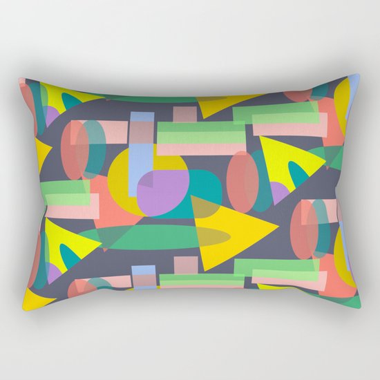 Playful I Rectangular Pillow