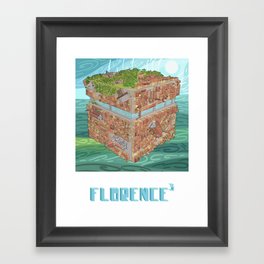 Florence Cube Framed Art Print